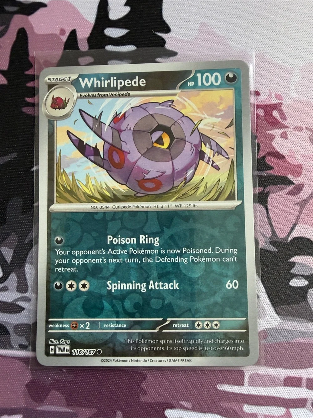 Venipede, Whirlipede & Scolipede Pokémon Evolution Lot 🐛 | Reverse Holo ✨5/$25✨